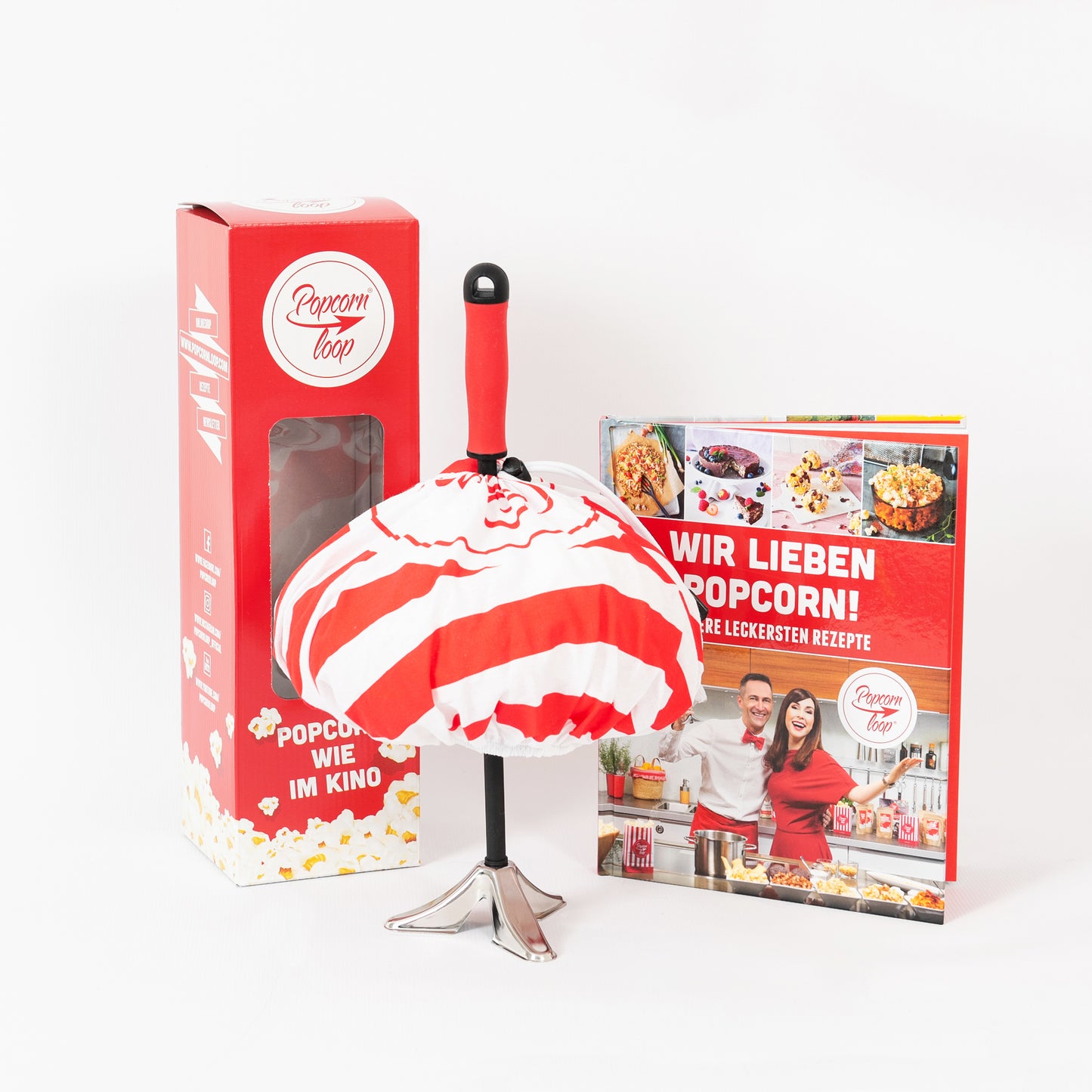 Der Popcornloop mit Rezeptbuch: Wir lieben Popcorn!