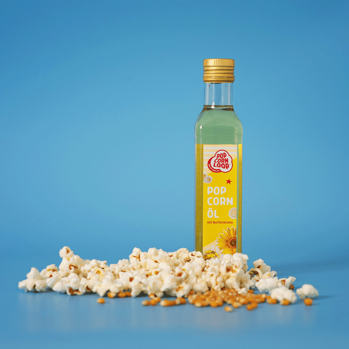 Popcornöl Flasche