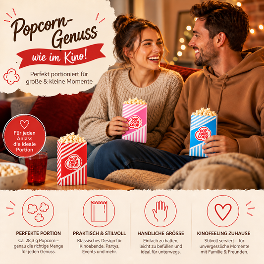 Original S popcorn bags | 50 pcs