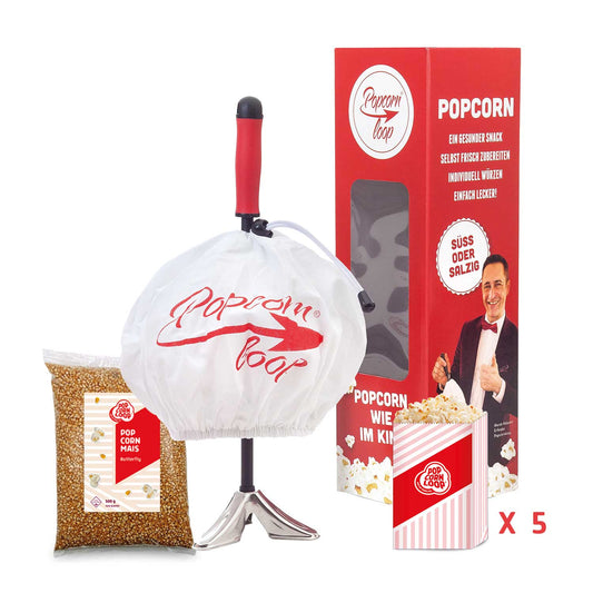 Starter-Set: PopcornloopI 5 Stk Popcorntüten I Butterfly 500g I