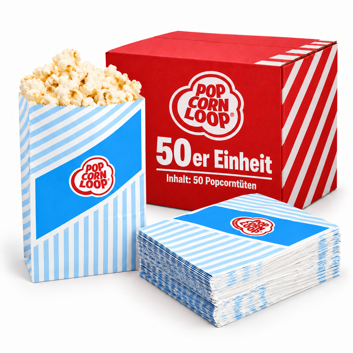 Original S popcorn bags | 50 pcs