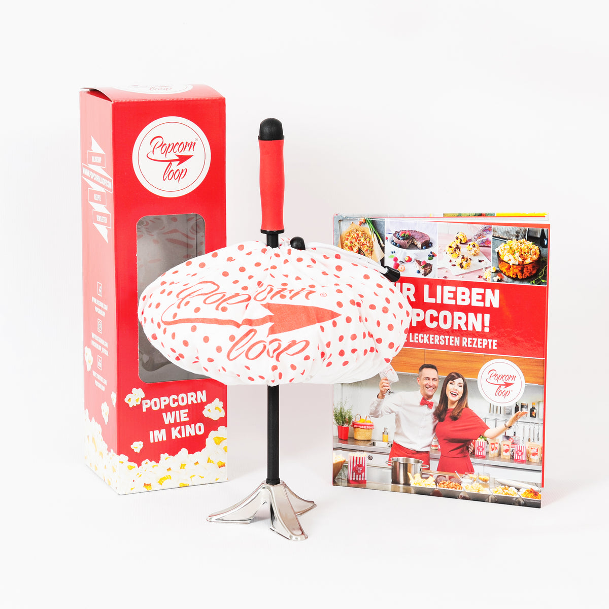 Der Popcornloop mit Rezeptbuch: Wir lieben Popcorn!