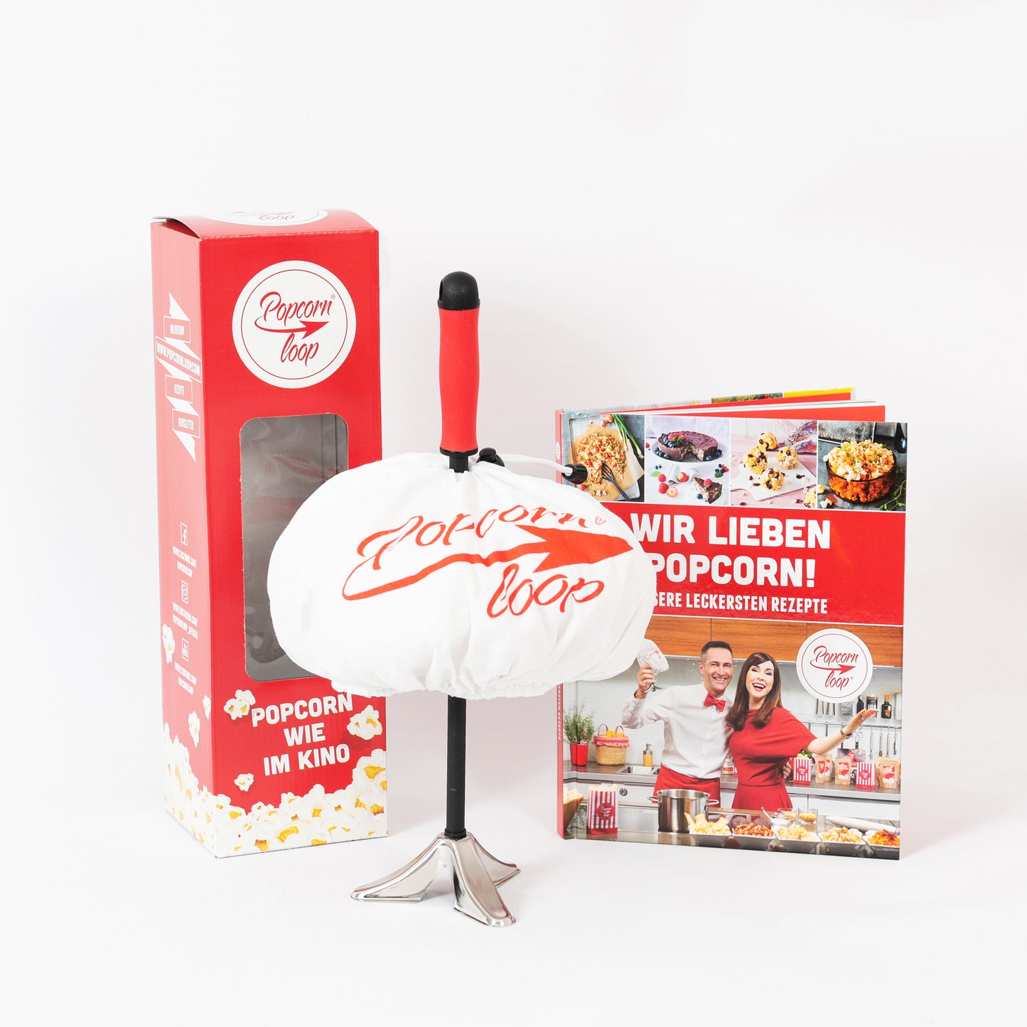 Der Popcornloop mit Rezeptbuch: Wir lieben Popcorn!