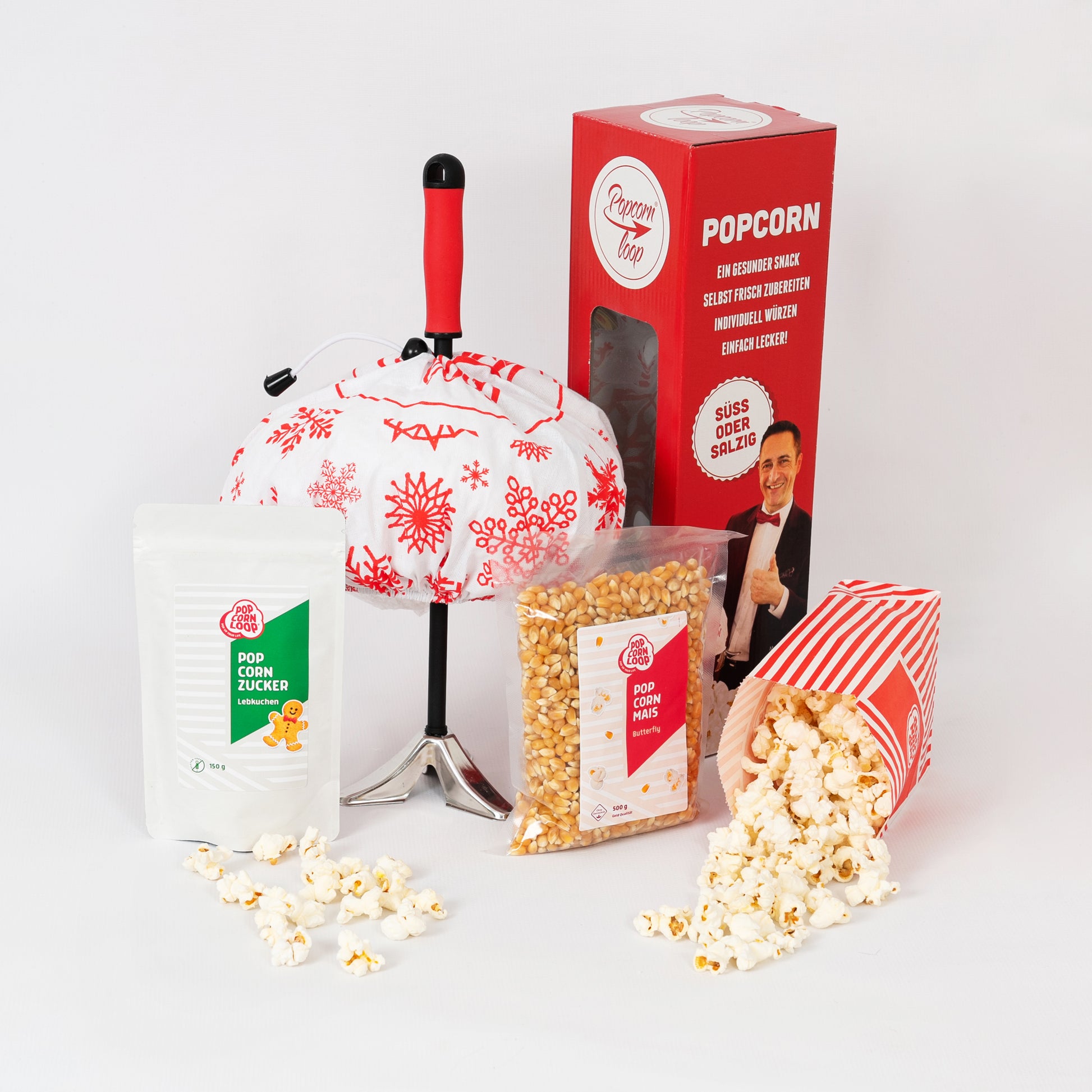 Popcornloop Christmas Lebkuchen Set - Der Geschmack von Weihnachten!