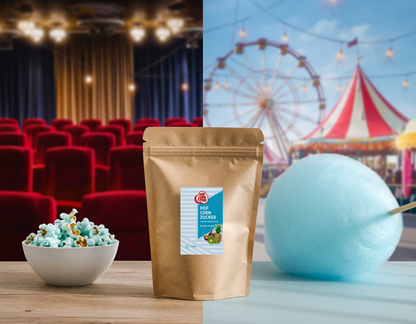 Popcorn and Cotton Candy Sugar Exotic Fruits 200g