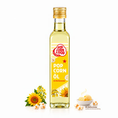 Popcornöl mit Butteraroma - 250 ml