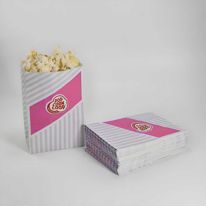 Popcornloop cinema popcorn bag sweet approx. 150 liters 6 kg including 120 popcorn bags 