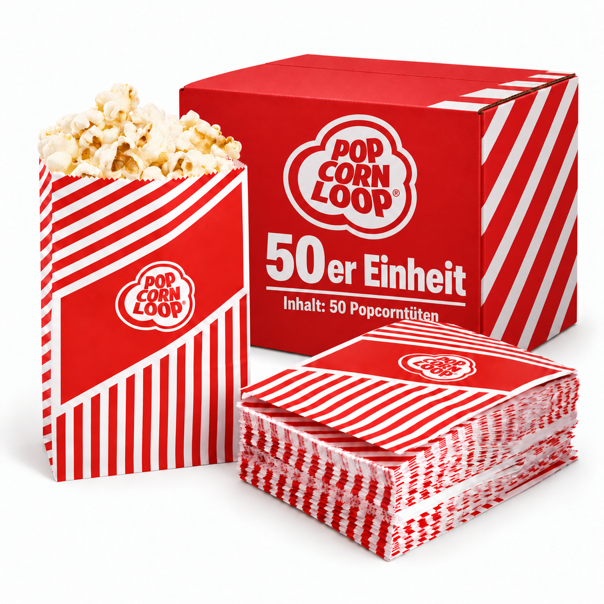 Original S popcorn bags | 50 pcs
