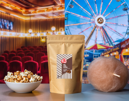 Popcorn und Zuckerwatte Zucker Schokolade 500g