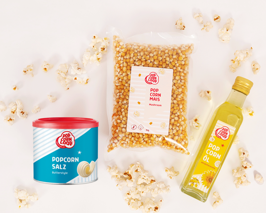 Ingredients set: 1 kg mushroom I vanilla 300g I popcorn oil 250ml