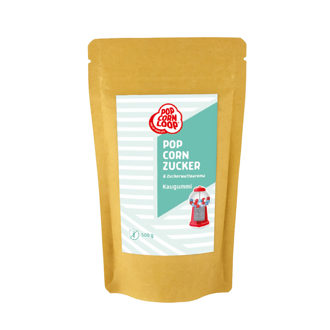 Popcorn und Zuckerwatte Zucker Kaugummi 500g