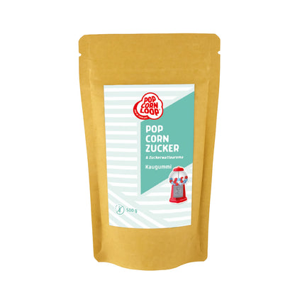 Popcorn und Zuckerwatte Zucker Kaugummi 500g