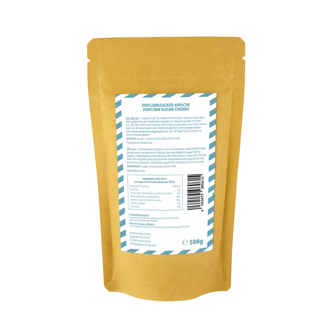 Popcorn and cotton candy sugar cherry 200g