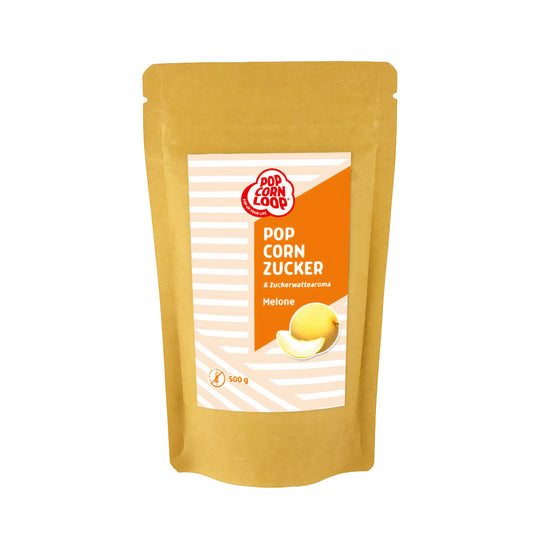 Popcorn und Zuckerwatte Zucker Melone 500g