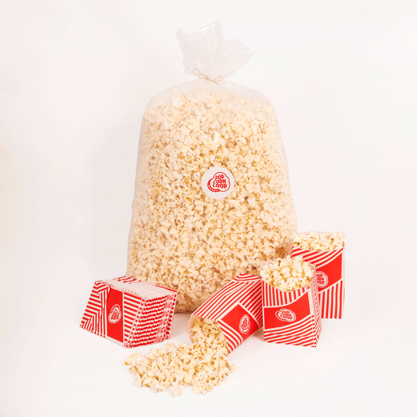 Frisches Popcorn Popcorn Sack 2kg Süß