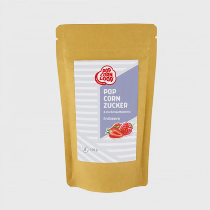 Popcorn and Cotton Candy Sugar Strawberry 200g