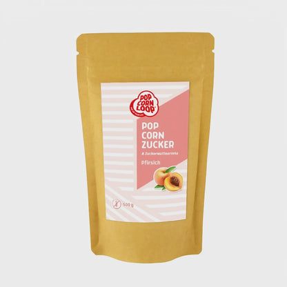 Popcorn and Cotton Candy Sugar Peach 200g