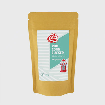 Popcorn und Zuckerwatte Zucker Kaugummi 500g