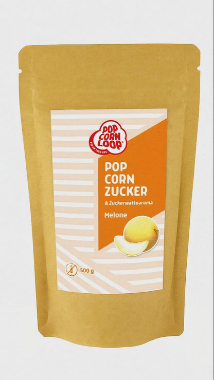 Popcorn and cotton candy sugar melon 200g