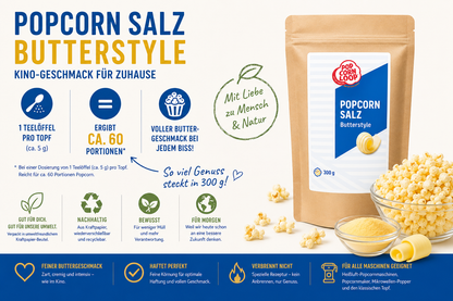 Popcorn Salt Butter Style 300g