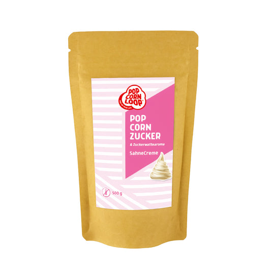 Popcorn und Zuckerwatte Zucker SahneCreme 500g