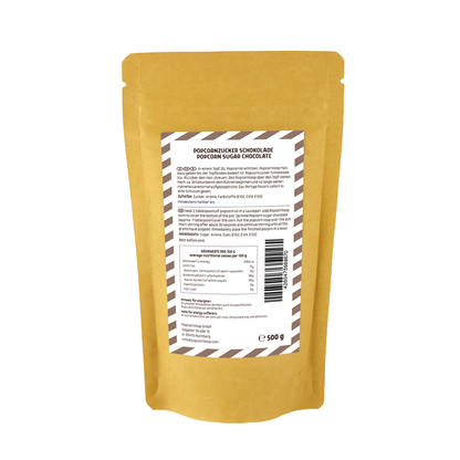 Popcorn und Zuckerwatte Zucker Schokolade 500g