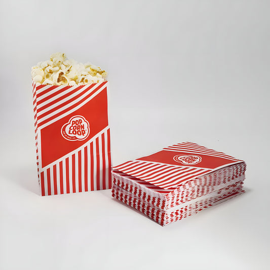 Popcorntüten Original  ROT oder BLAU  | 50 Stk