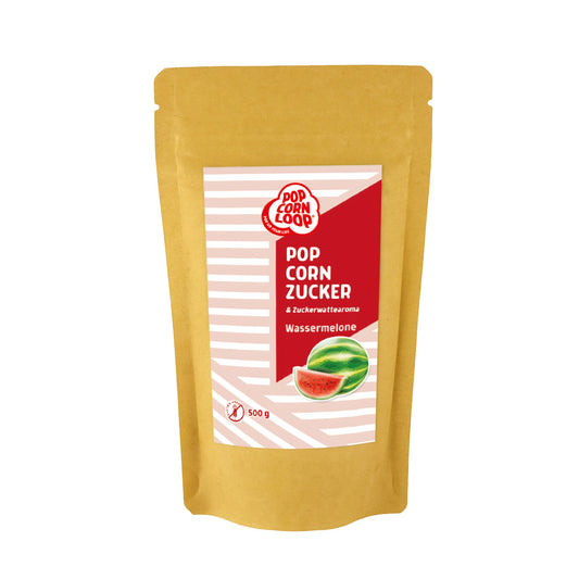 Popcorn und Zuckerwatte Zucker Wassermelone 500g