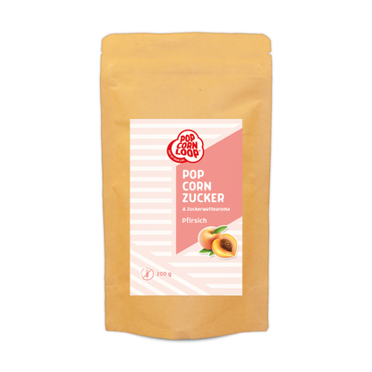 Popcorn and Cotton Candy Sugar Peach 200g