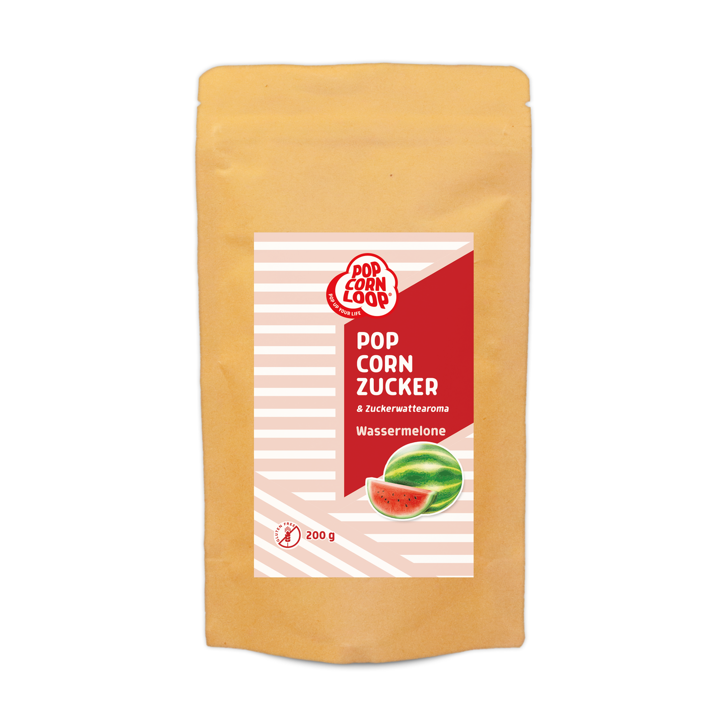 Popcorn and cotton candy sugar watermelon 200g