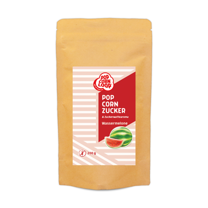 Popcorn and cotton candy sugar watermelon 200g