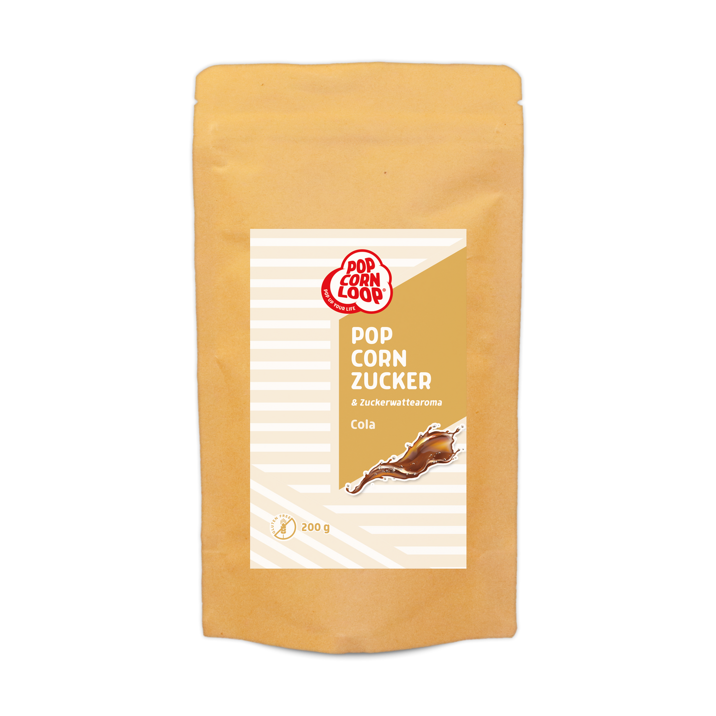 Popcorn und Zuckerwatte Zucker Cola 200g