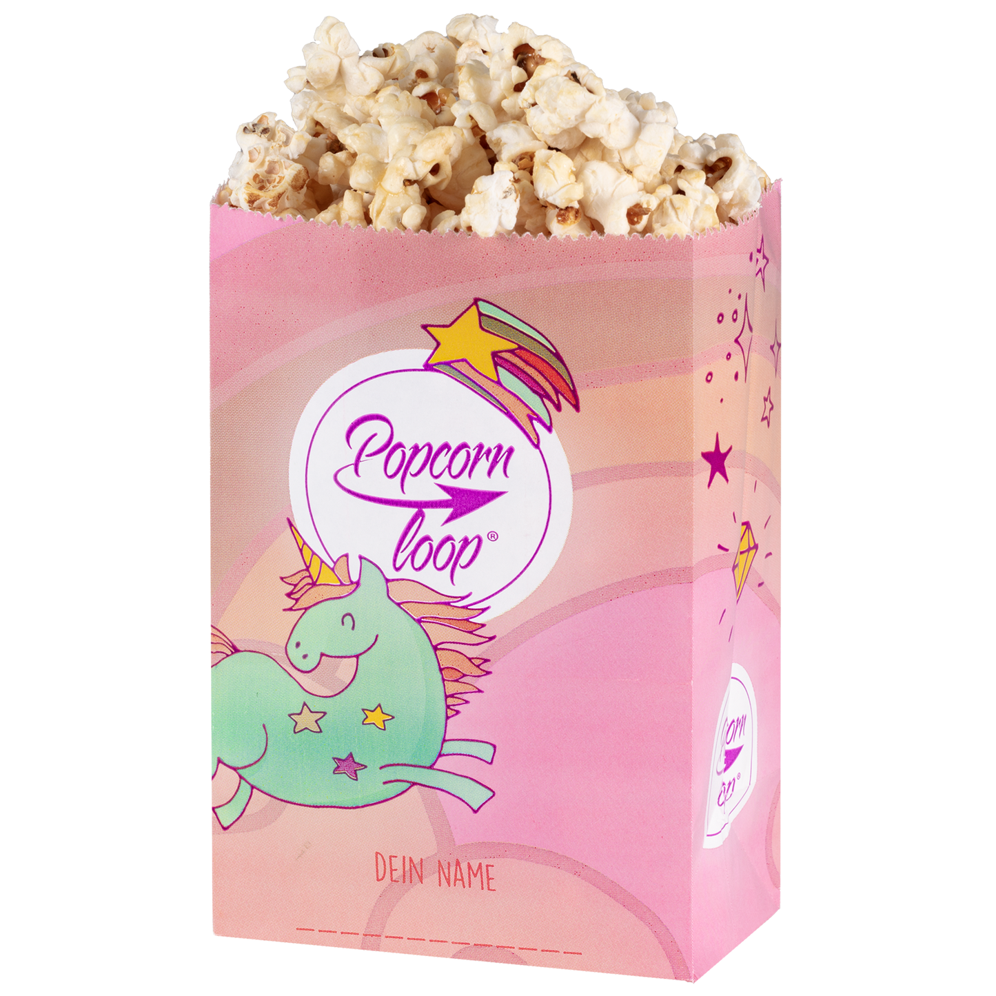 Popcornloop Kino Popcorn Sack Süß ca.50 Liter 2kg inklusive 40 Popcorntüten