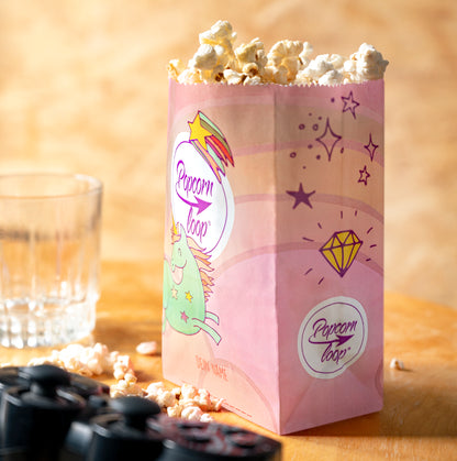 Popcorntüten Einhorn S | 50 Stk