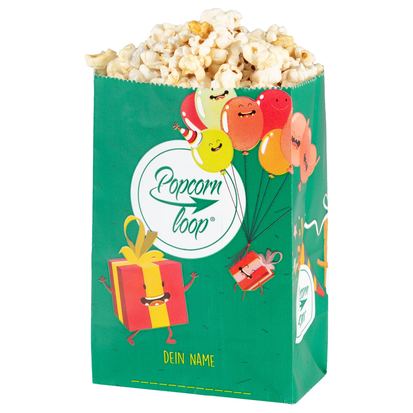 Popcornloop Kino Popcorn Sack Süß ca.50 Liter 2kg inklusive 40 Popcorntüten